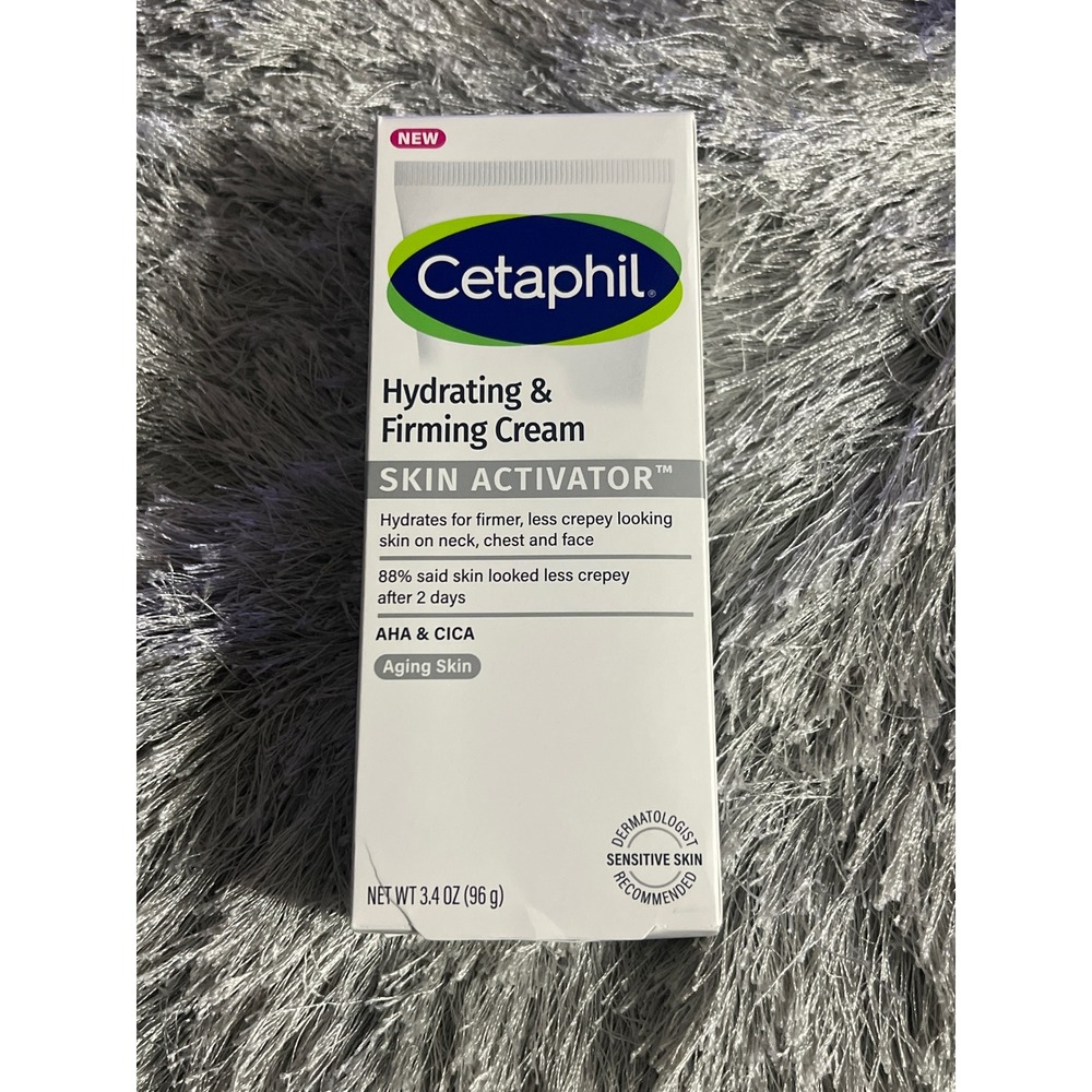 Cetaphil Hydrating & Firming Cream Skin Activator AHA & CICA 3.4 oz Aging‎ Skin